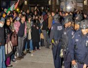Police arrest NYU antiwar protesters; Calif. students form barricade